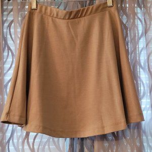 Trendyland Tan Skirt XS used 95% polyester 5% spandex